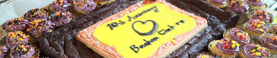 バンバンクラブ10周年記念ｎ、シュクレのスペシャルケーキ。
